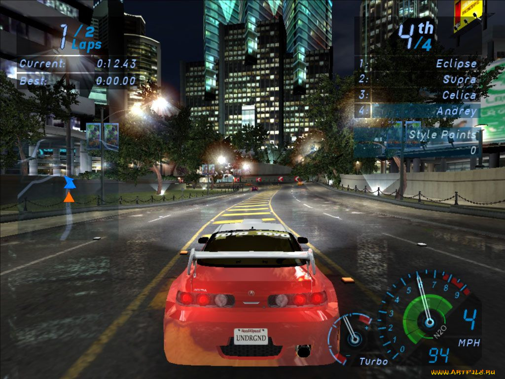 Обои Need For Speed Underground 1 Видео Игры Need For Speed.